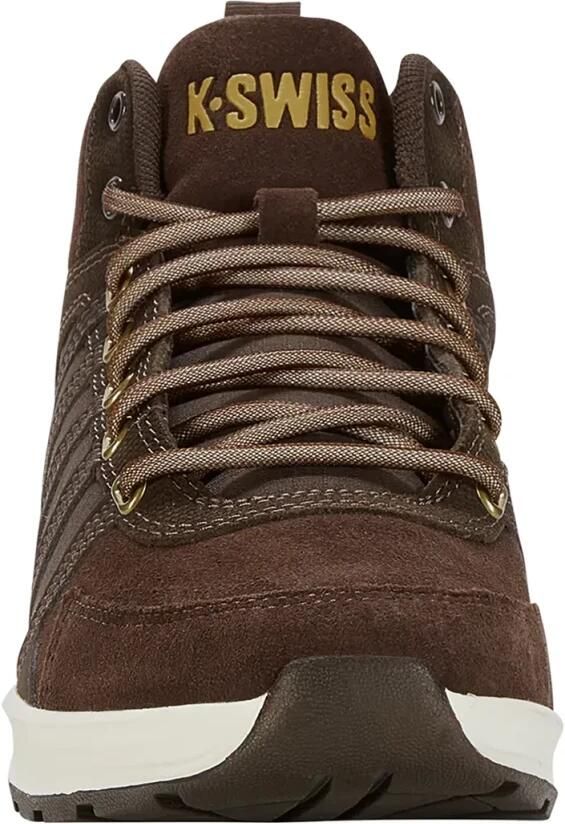 K-Swiss Vista Trainer Mid Winter Heren Sneakers Schoenen Leer Bruin 07145-229-M - Foto 2