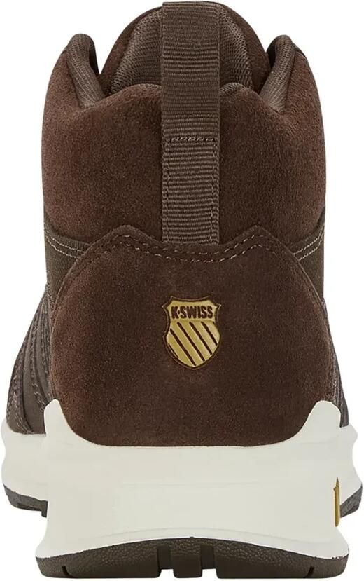 K-Swiss Vista Trainer Mid Winter Heren Sneakers Schoenen Leer Bruin 07145-229-M - Foto 3