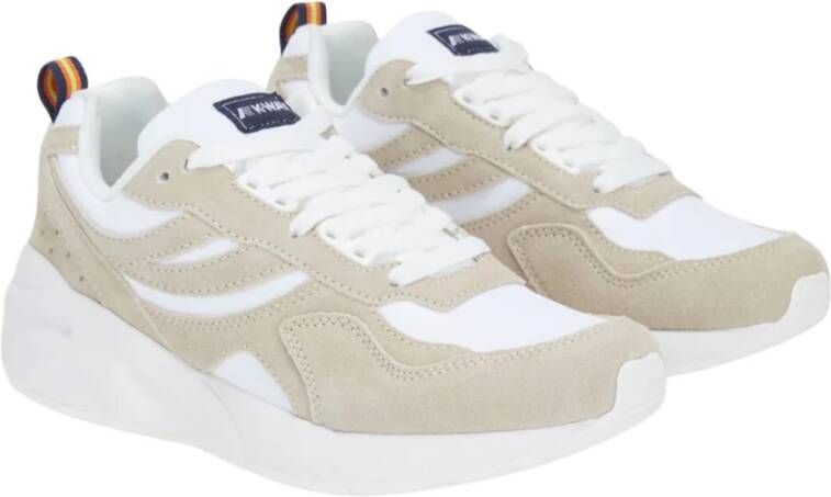 K-way Trainings Sneakers Beige Heren