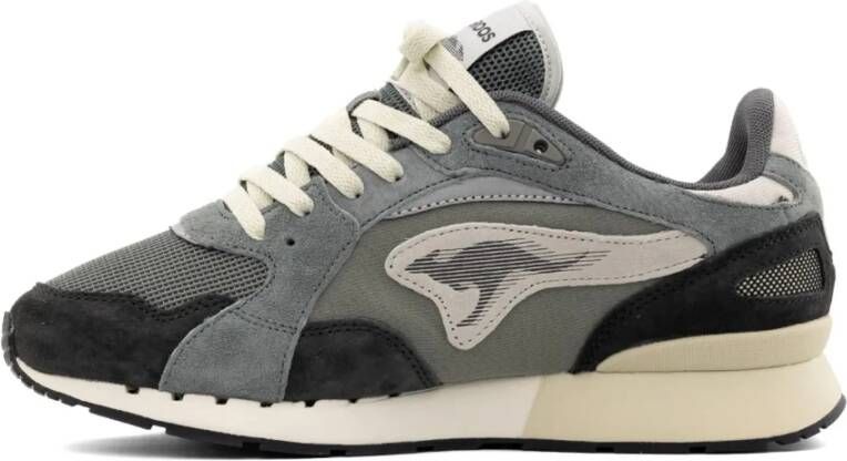 Kangaroos Coil R3 Ultimate Grijs Suede Lage sneakers Heren - Foto 2