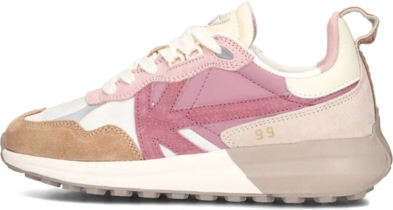 Kaotiko Dames Sneakers Detroit Wood Rose Oud - Foto 2