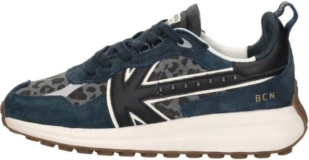 Kaotiko DETROIT GLAM Lage sneakersDames sneakers Blauw - Foto 3