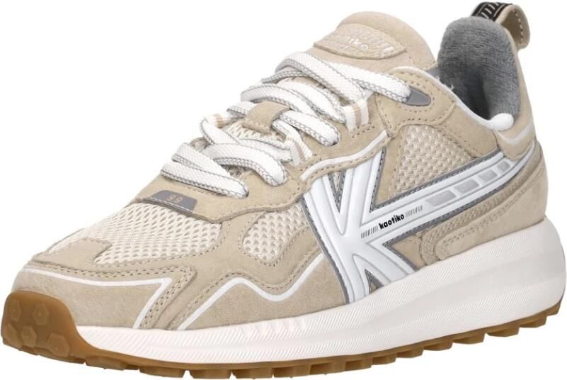 Kaotiko Detroit Tech Sneakers Laag Beige - Foto 2