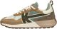 Kaotiko Vancouver heren sneaker Bruin multi - Cognac