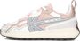 Kaotiko Detroit Sneakers Leren Sneaker Dames Lichtroze - Thumbnail 2