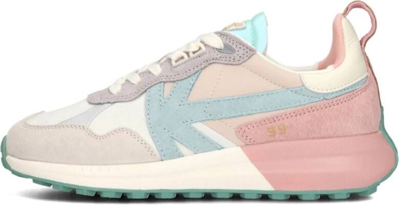 Kaotiko Dames Sneakers Detroit White Smoke Wit