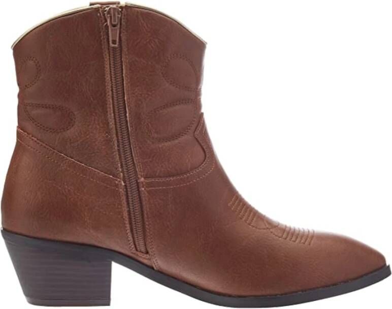 Kaporal Cowboy Boots Brown Dames