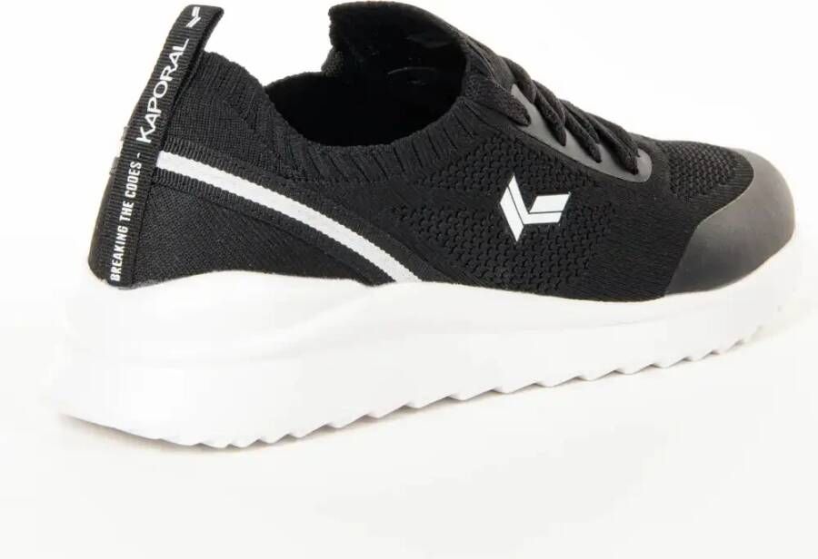 Kaporal Zwarte lage herensneakers