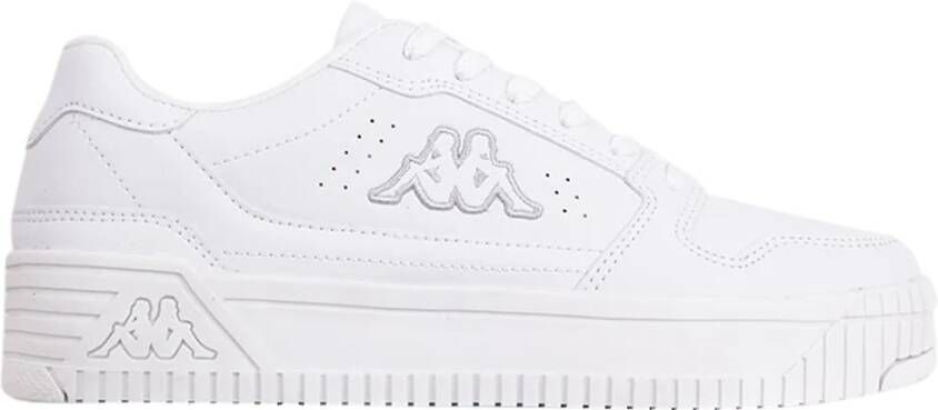 Kappa Unisex Sneaker mit Plateausohle 243235 White