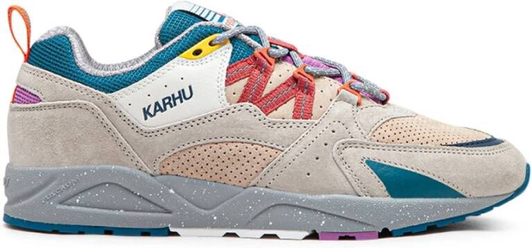 Karhu Logo Sneakers met Suède Bovenwerk en Rubberen Zool Multicolor Heren