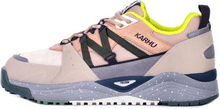 Karhu Premium Trekking Sneakers met Retro Esthetiek Gray Heren