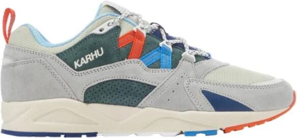 Karhu Fusion 2.0 Dawn Blue Scarlet Ibis Sneakers Blauw Heren
