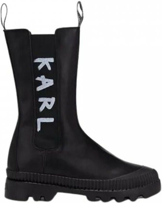 Karl Lagerfeld Boots & laarzen TREKKA II Brush Logo Gore Midi in zwart