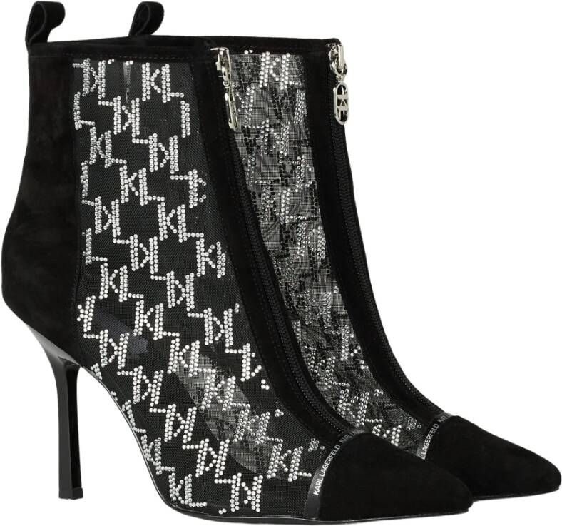 Karl Lagerfeld Boots & laarzen Sarabande Ankle Bt Rhinestones in zwart