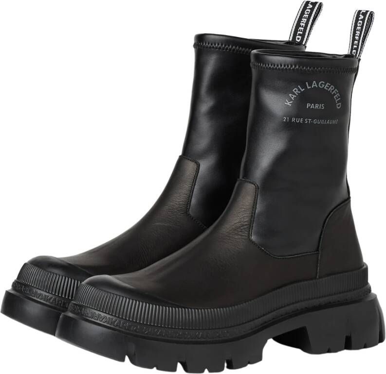 Karl Lagerfeld Boots & laarzen TREKKA MAX Midi Stretch Boot in zwart