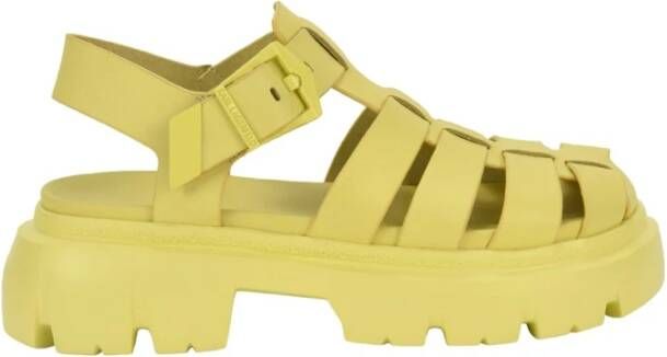 Karl Lagerfeld Flat Sandals Yellow Dames