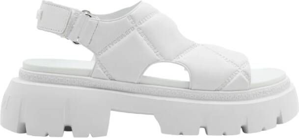 Karl Lagerfeld Flat Sandals White Dames