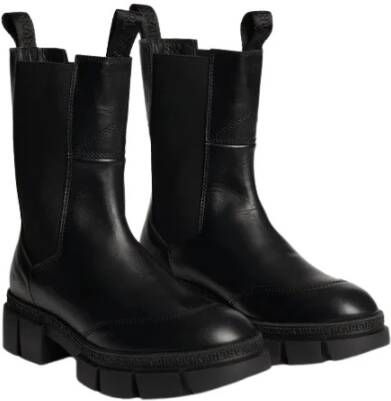 Karl Lagerfeld Stijlvolle Lange Gore Laars Black Dames
