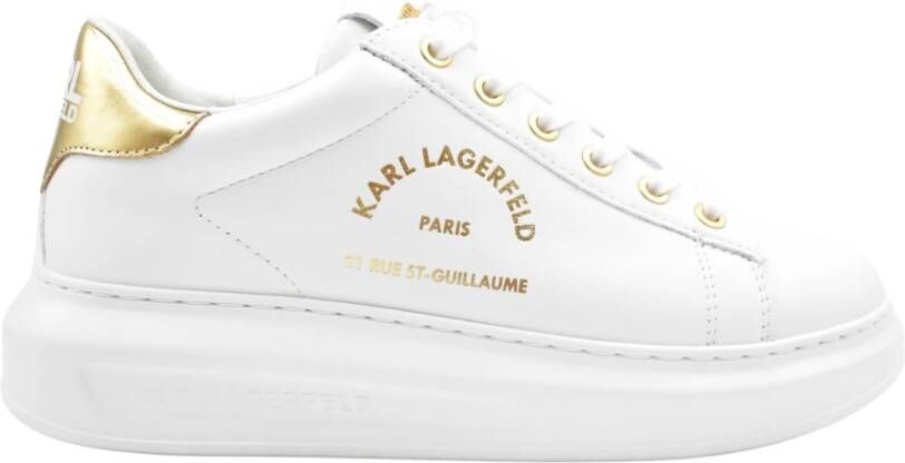 Karl Lagerfeld Sneakers Kapri Maison Karl Lace in wit