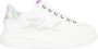 Karl Lagerfeld women& shoes leather trainers sneakers Kapri Signia Wit Dames - Thumbnail 1