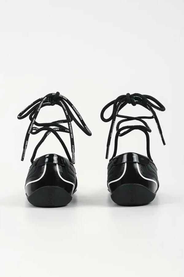 Karl Lagerfeld Ballerina zwart wit - Foto 2
