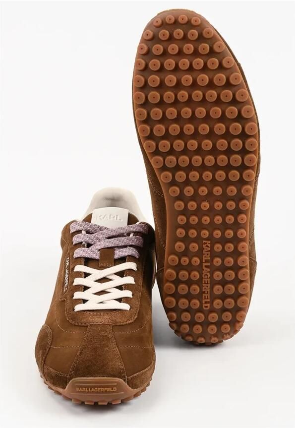Karl Lagerfeld Sneakers laag 'Astra' crème lichtbeige bruin oudroze - Foto 4