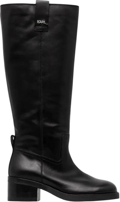Karl Lagerfeld Laarzen met hakken BROOKLYN Hi Leg Boot