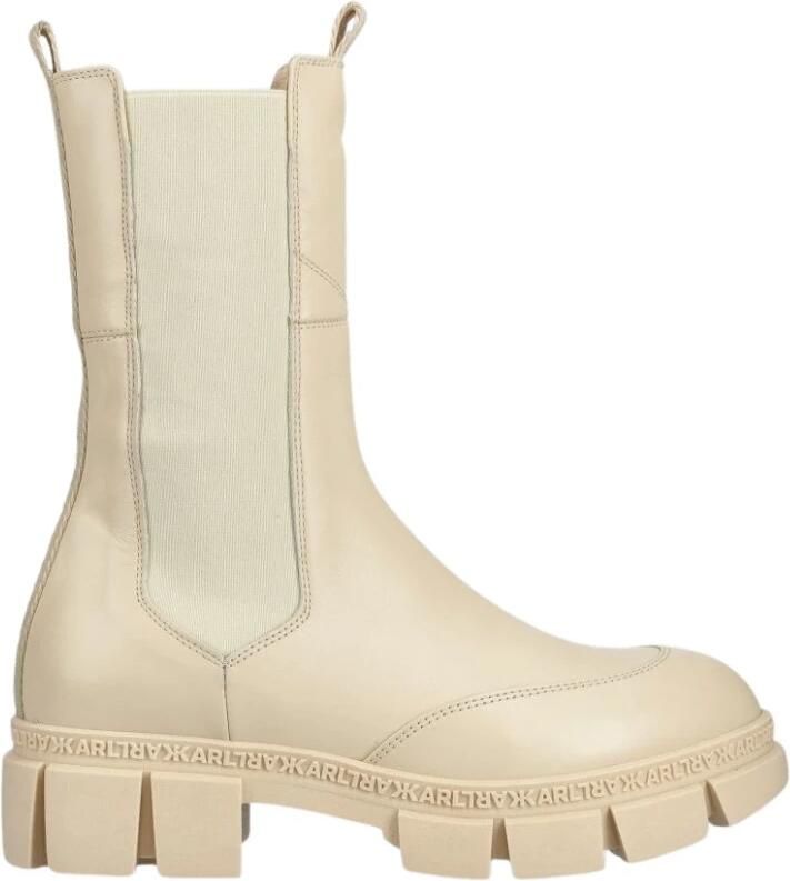 Karl Lagerfeld Enkel laarzen Beige Dames
