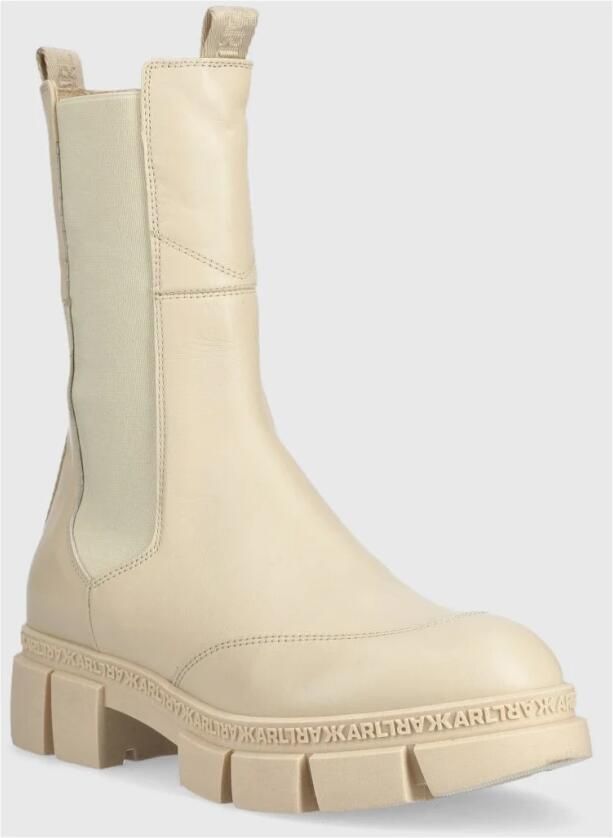 Karl Lagerfeld Enkel laarzen Beige Dames - Foto 4