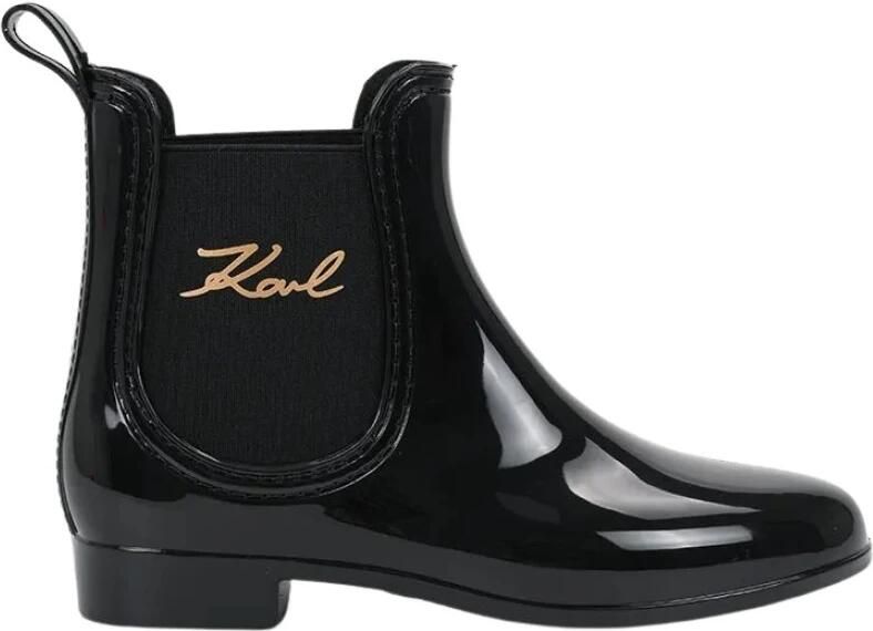 Karl Lagerfeld Chelsea boots goud zwart