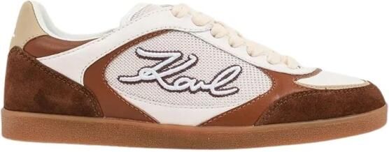 Karl Lagerfeld Sneakers laag 'Kandidate Signia' bruin karamel wit