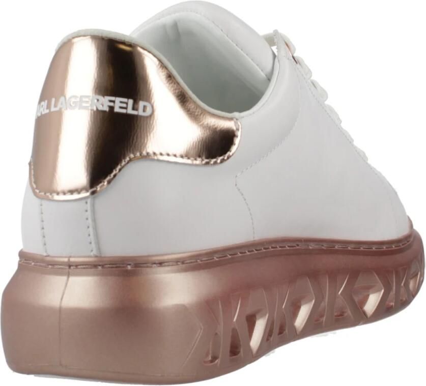 Karl Lagerfeld Low-Top Sneakers Kapri Kite Lo Lace Lthr in wit - Foto 2