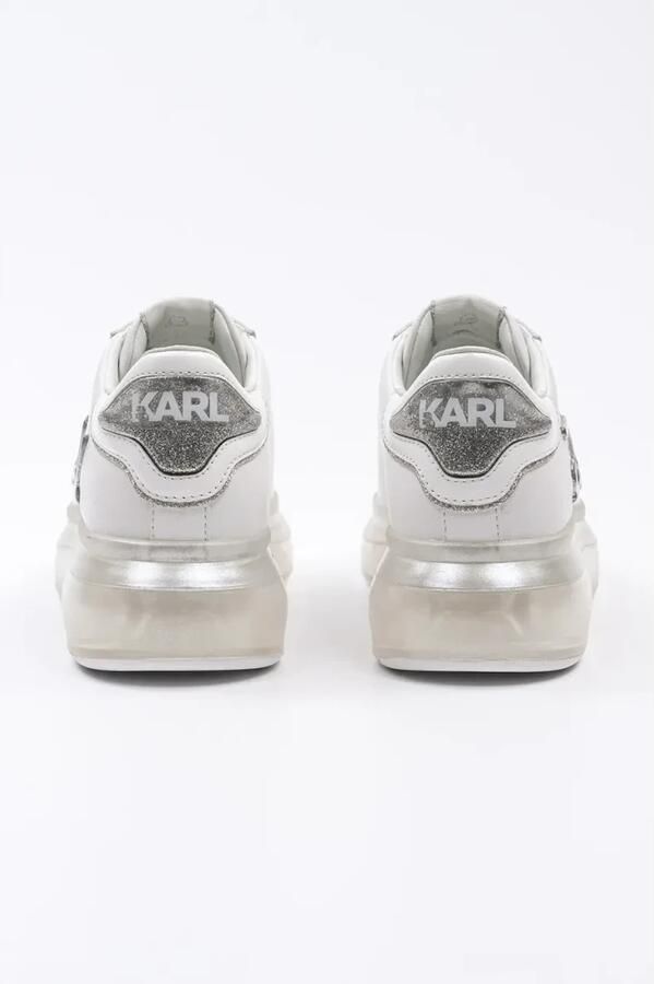 Karl Lagerfeld Low-Top Sneakers Kapri Kushion Signia Glitterflow in wit - Foto 3