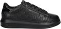 Karl Lagerfeld Lage Sneakers KAPRI MENS Monogram Emboss Lo - Zwart