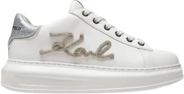 Karl Lagerfeld Low-Top Sneakers Kapri Signia Rhinestone Lo in wit - Foto 2