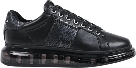 Karl Lagerfeld Sneakers laag basaltgrijs zwart wit
