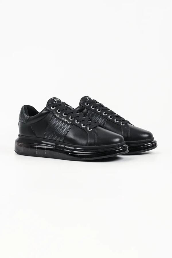 Karl Lagerfeld Sneakers laag basaltgrijs zwart wit - Foto 2