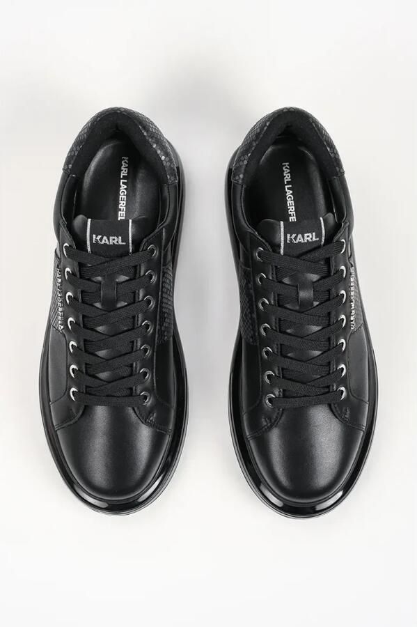 Karl Lagerfeld Sneakers laag basaltgrijs zwart wit - Foto 4