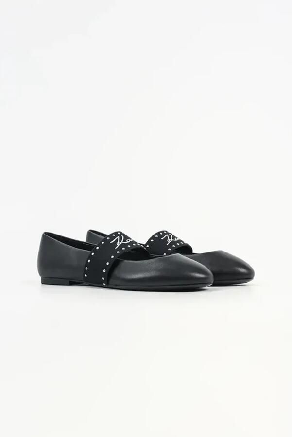Karl Lagerfeld Ballerina zwart zilver - Foto 2