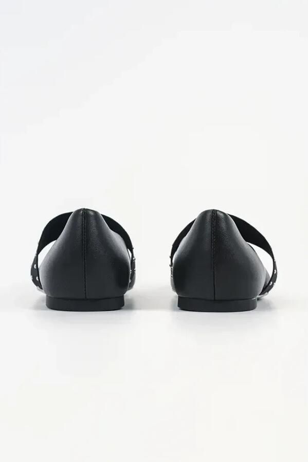 Karl Lagerfeld Ballerina zwart zilver - Foto 3