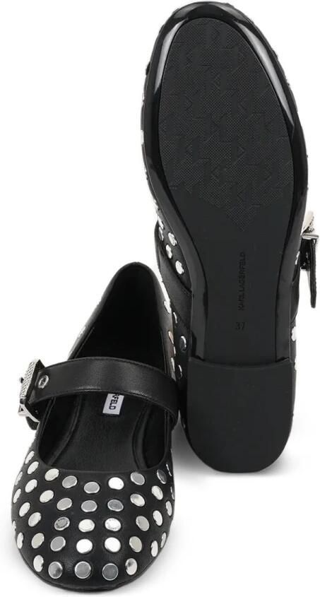 Karl Lagerfeld Karo Studded Ballerina's