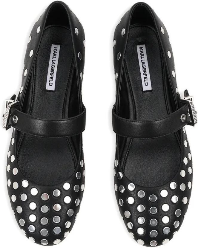 Karl Lagerfeld Karo Studded Ballerina's