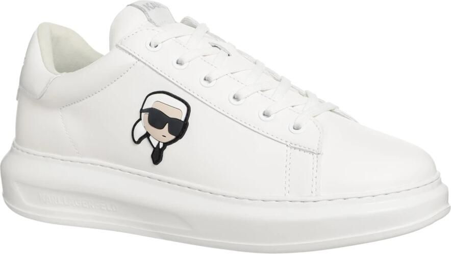 Karl Lagerfeld K Ikonik Kapri Sneakers Vetersluiting Effen Patroon White Heren - Foto 6