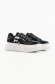 Karl Lagerfeld Sneakers laag ' IKON ' zwart - Zwart