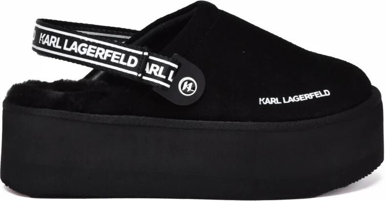 Karl Lagerfeld Mules van Suède