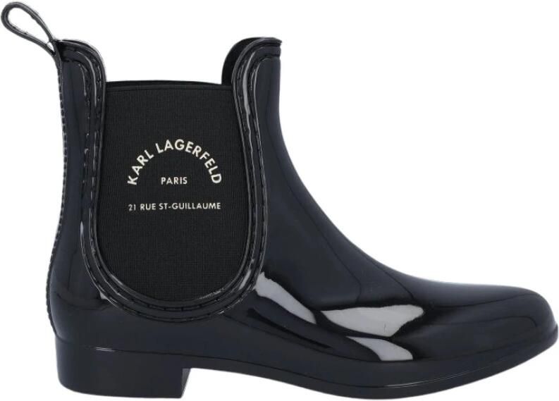 Karl Lagerfeld Boots & laarzen Kalosh II Maison Karl Ankle Bt in zwart