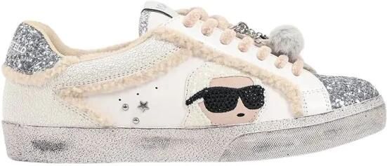 Karl Lagerfeld Sneakers Skool Ikonic Peep Lined Lo - Foto 3