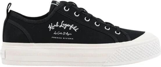 Karl Lagerfeld Sneakers laag zilver wit