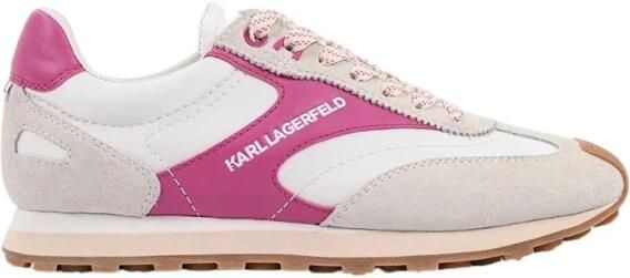Karl Lagerfeld Sneakers laag 'Sonar' greige pink wit