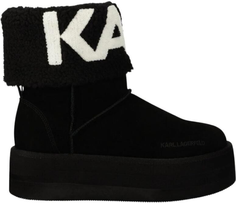 Karl Lagerfeld Boots & laarzen Thermo Karl Logo Ankle Boot in zwart